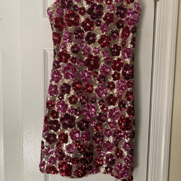 KatieJ NYC Girl's Tween Floral Sequin Dress, (SIZE XL) - Picture 3 of 5